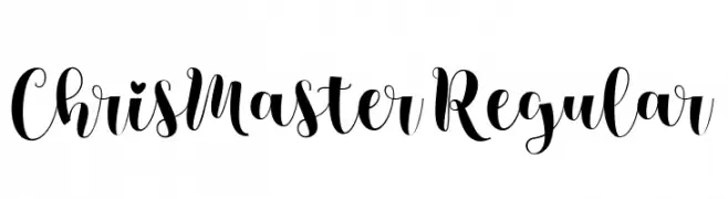 ChrisMaster Regular  les polices de caractères gratuit tlcharger