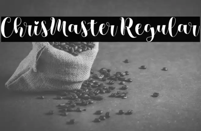 ChrisMaster Regular Font examples