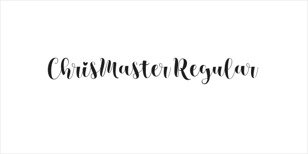 ChrisMaster Regular Logo