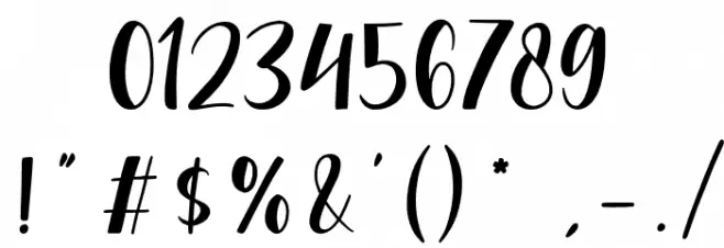 Chrisbellin Font OTHER CHARS