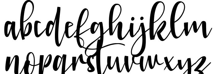 Chrisbellin Font LOWERCASE