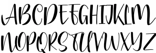 Chrisbellin Schriftart Groß