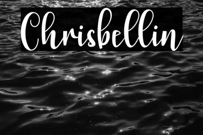 Chrisbellin Font examples