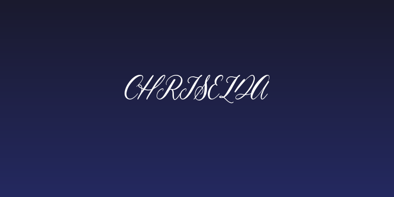 Chriselda Social Header