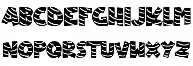 Chrismast Candy Font Litere mari