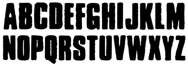 Chrispy Font Litere mari