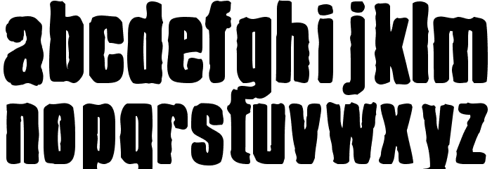 Chrispy Font LOWERCASE