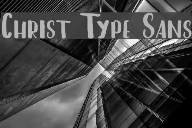 Christ Type Sans Font examples