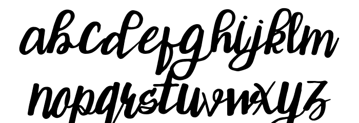 ChristTypeScript Font LOWERCASE