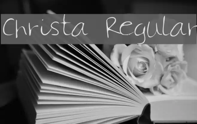 Christa Regular Font examples