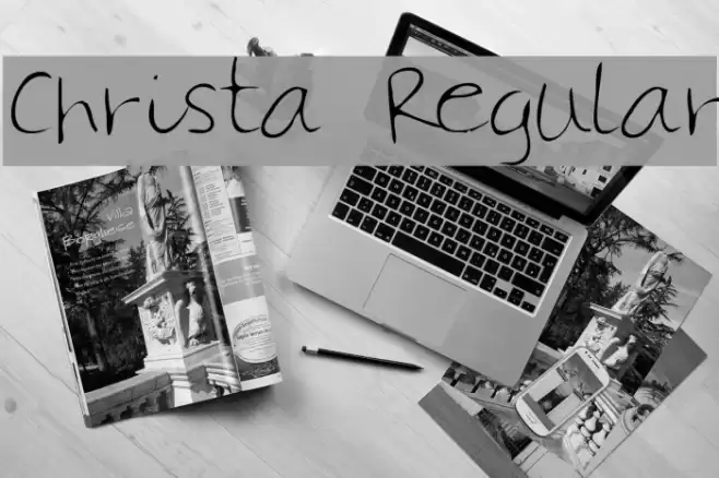 Christa Regular Font examples