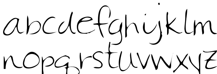 Christa Regular Font LOWERCASE