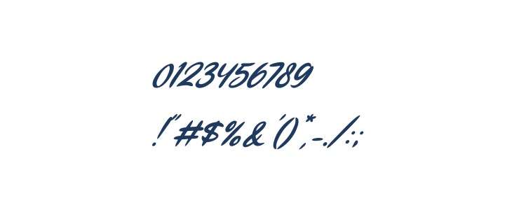 Christaline Italic Other Characters