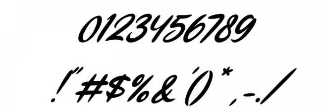 Christaline Italic Font OTHER CHARS
