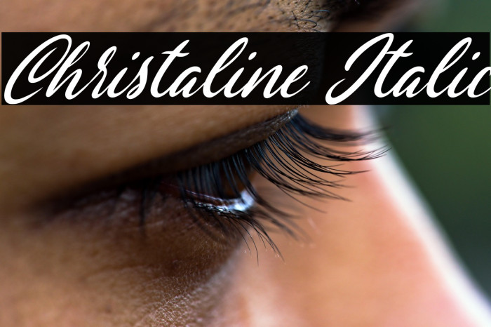 Christaline Italic Example 3