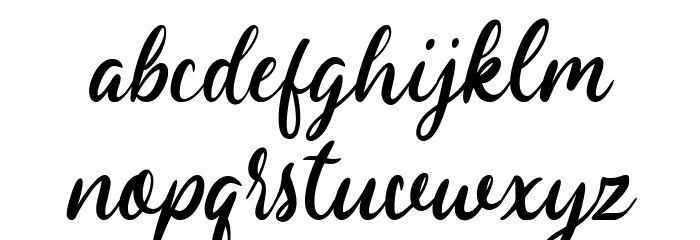 Christaline Font LOWERCASE