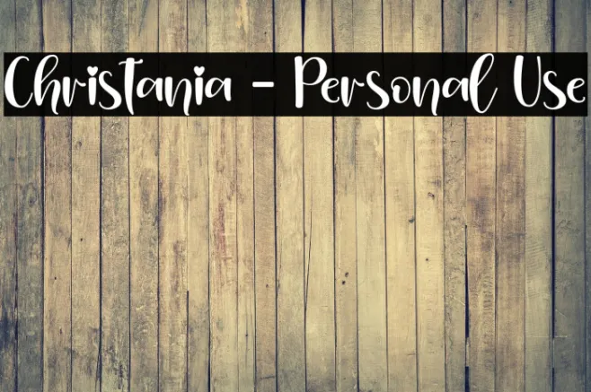 Christania - Personal Use Example 2