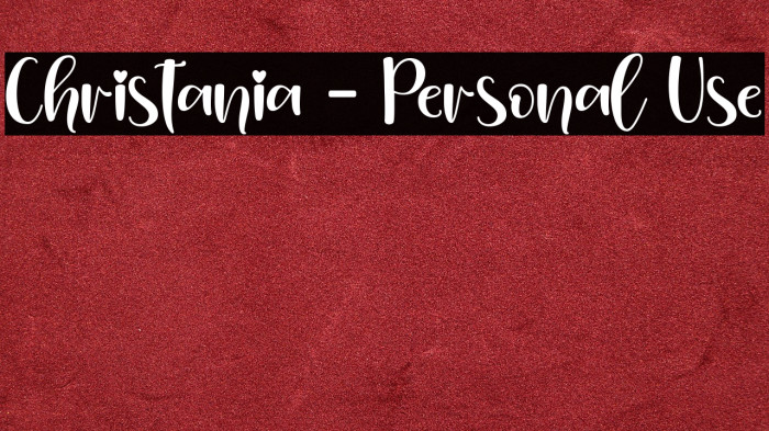 Christania - Personal Use Example 3