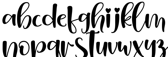 Christania - Personal Use Font LOWERCASE