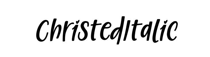 Christed Italic  フリーフォントのダウンロード