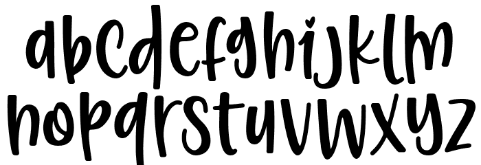 Christed Font LOWERCASE