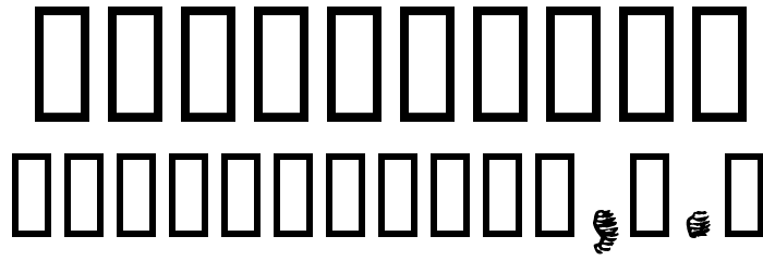 ChristelLineblack Font OTHER CHARS