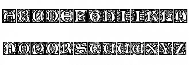 ChristensenCaps Regular Schriftart Groß