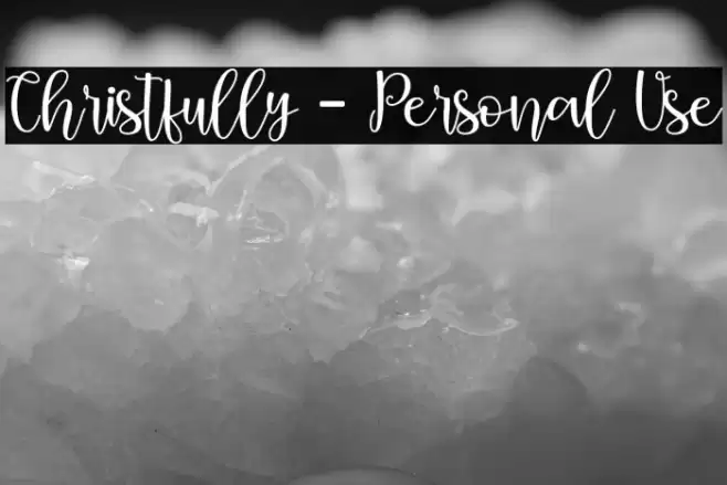 Christfully - Personal Use Font examples