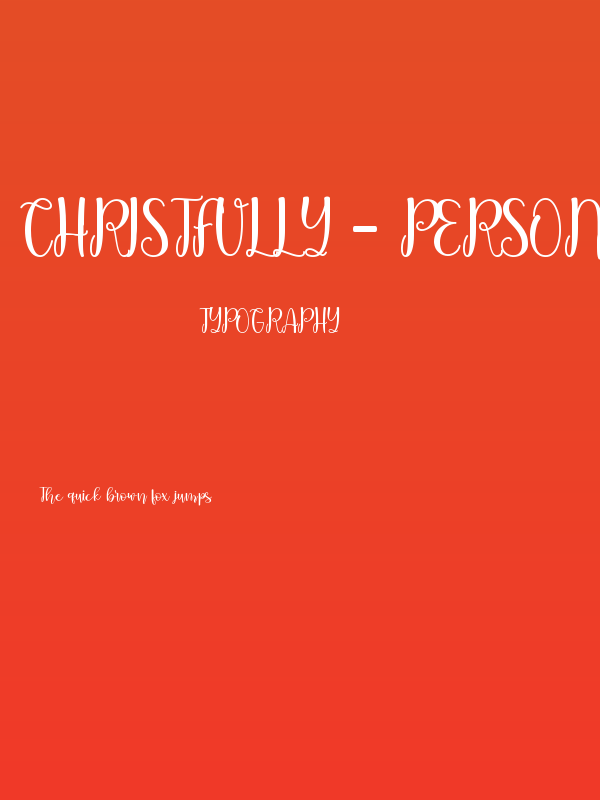 Christfully - Personal Use Poster