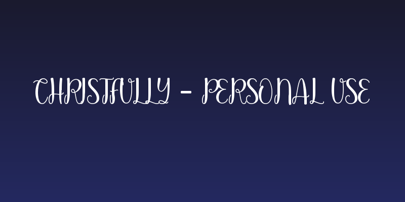 Christfully - Personal Use Social Header