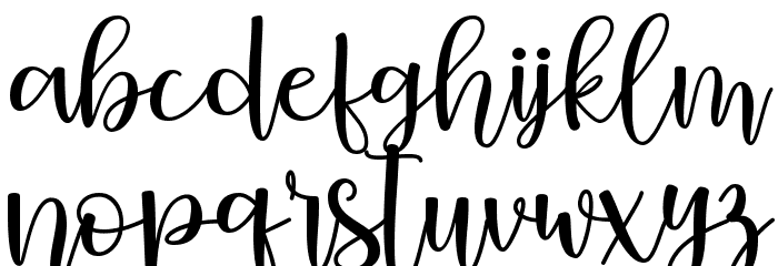 Christfully - Personal Use Font LOWERCASE