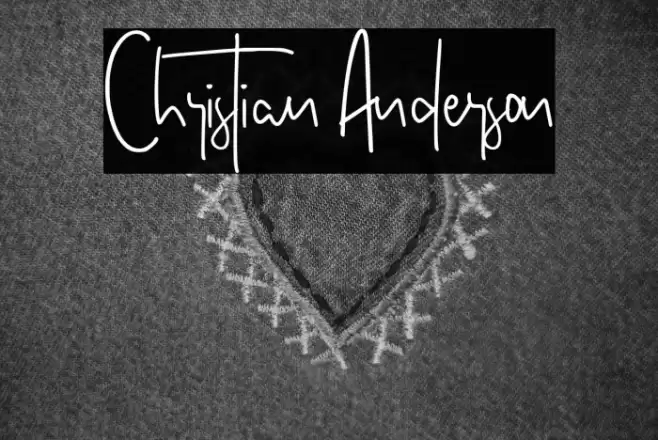 Christian Anderson Caratteri examples