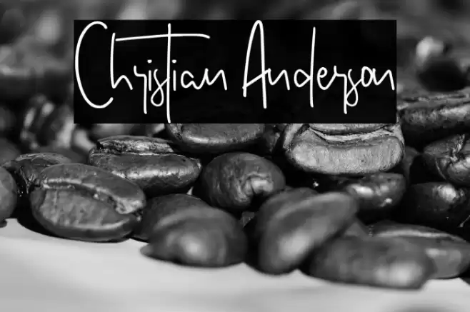 Christian Anderson Caratteri examples