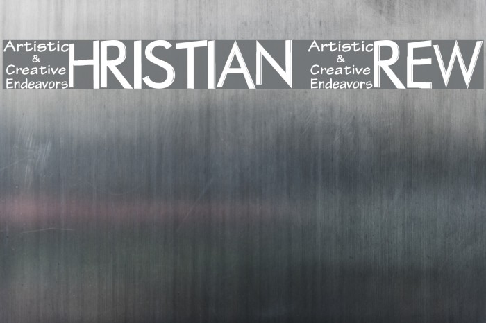 Christian Crew Font examples