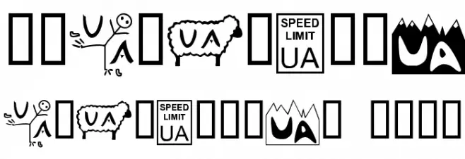 Christian Crosses II Font OTHER CHARS