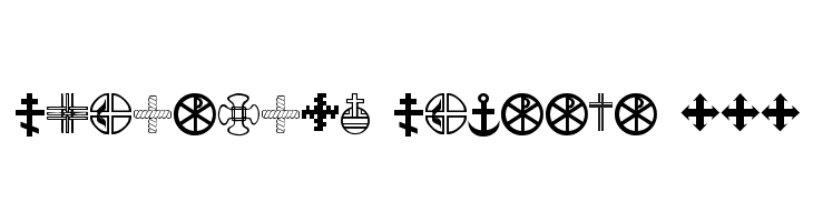 Christian Crosses III Font