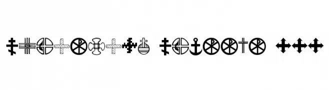 Christian Crosses III  नि: शुल्क फ़ॉन्ट्स डाउनलोड