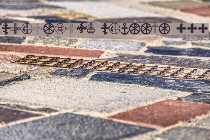 Christian Crosses III Font examples