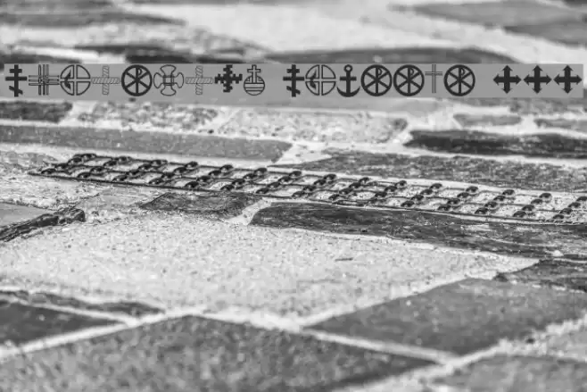 Christian Crosses III Font examples