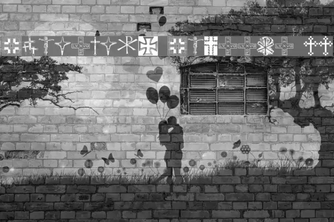 Christian Crosses II Font examples