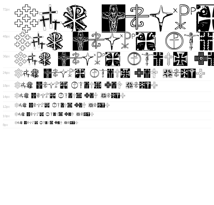 Christian Crosses II Waterfall