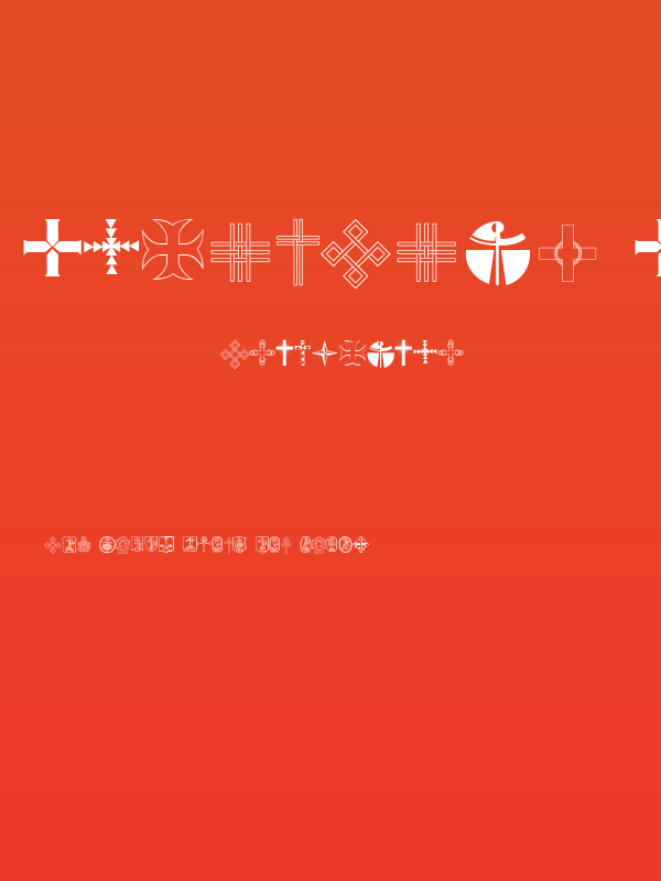 Christian Crosses IV Poster