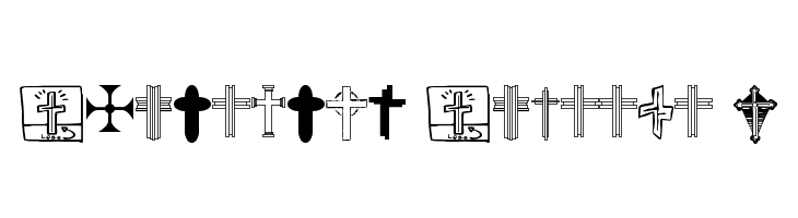 Christian Crosses V  les polices de caractères gratuit tlcharger