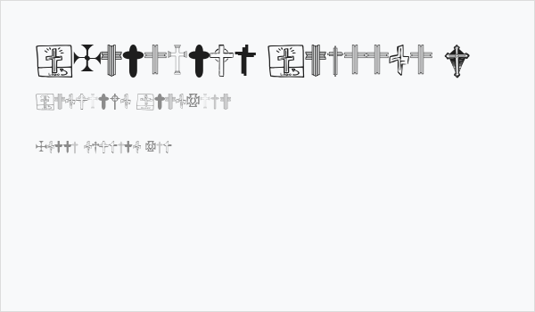 Christian Crosses V Business Card