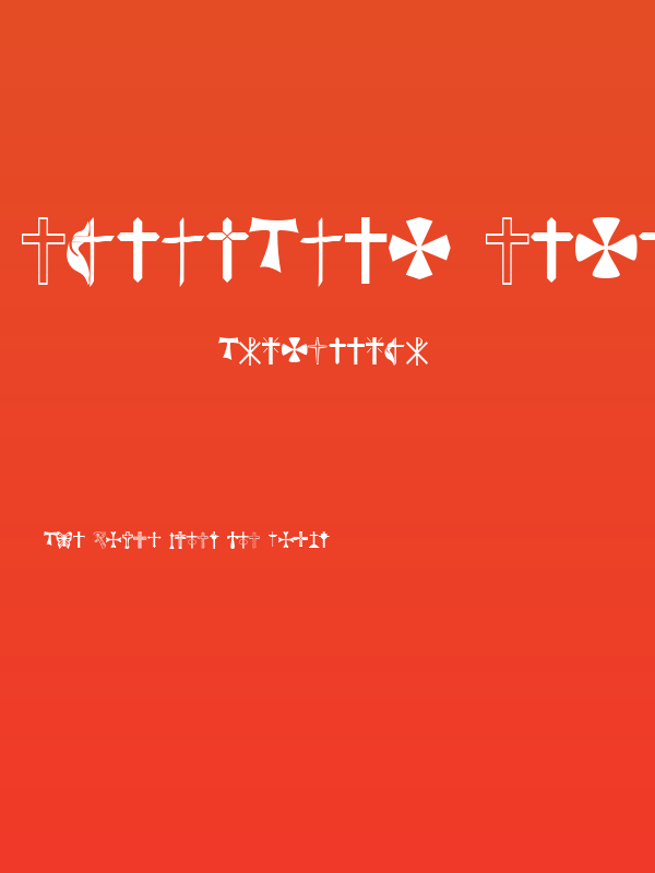 Christian Crosses Poster