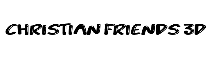 Christian Friends 3D  नि: शुल्क फ़ॉन्ट्स डाउनलोड
