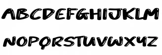 Christian Friends 3D Schriftart Groß