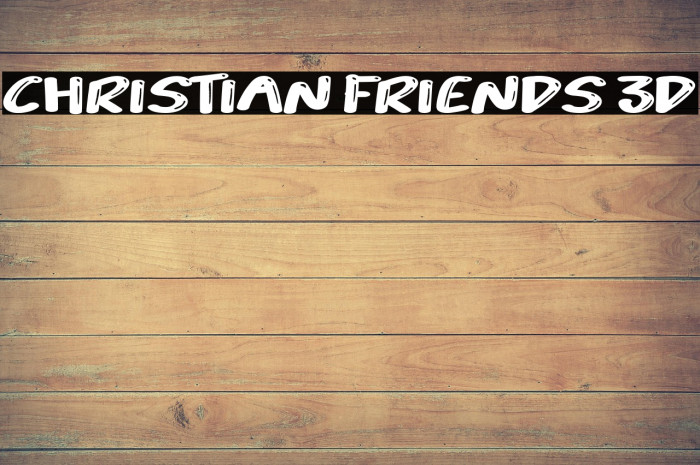 Christian Friends 3D Example 3