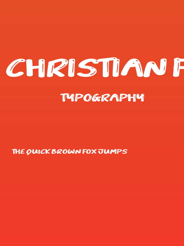 Christian Friends 3D Poster