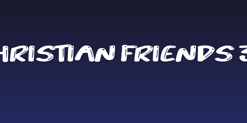 Christian Friends 3D Social Header